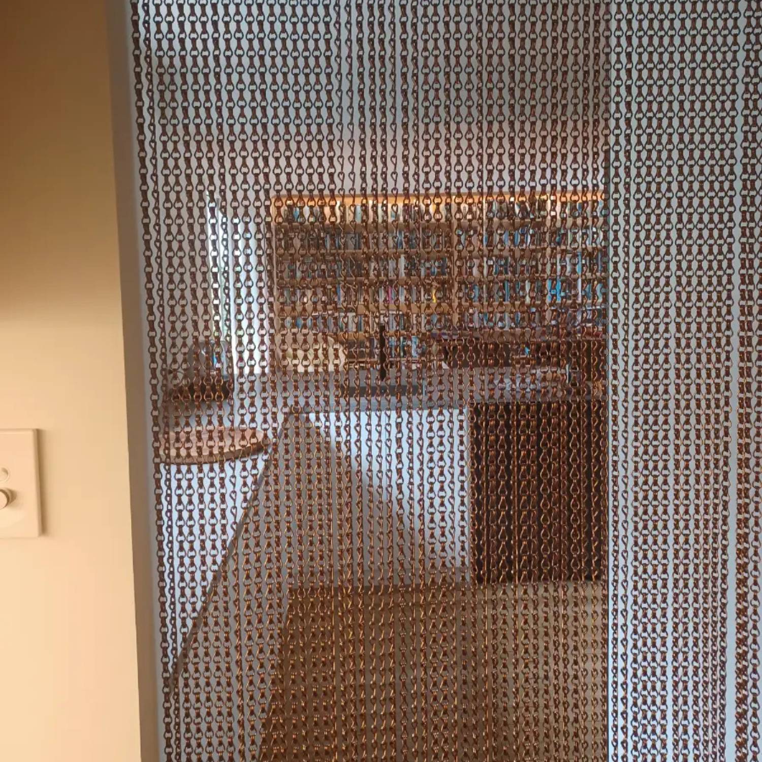 Chain mail curtain